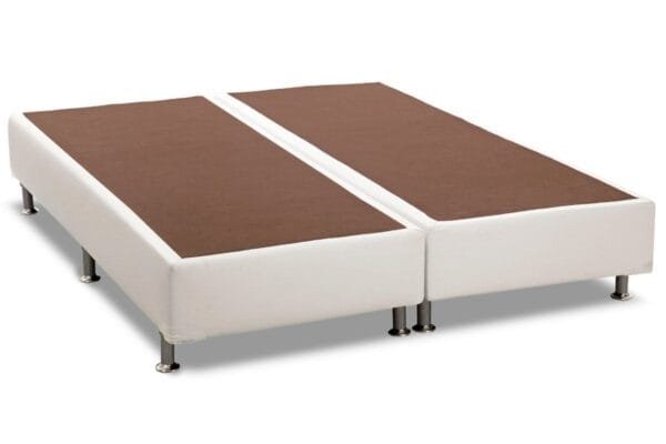 Base Cama Box Sommier Courino Branca 30cm