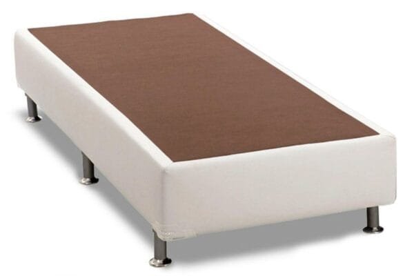 Base Cama Box Sommier Courino Branca 30cm