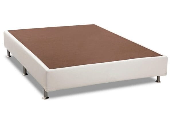 Base Cama Box Sommier Courino Branca 30cm