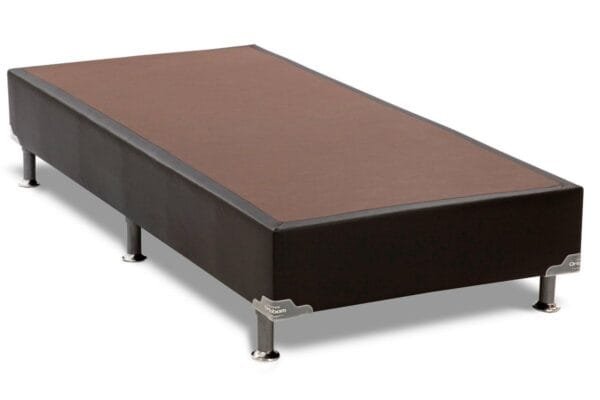 Base Cama Box Sommier Courino Preta 30cm