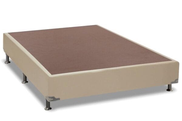 Base Cama Box Sommier Courino Bege 30cm