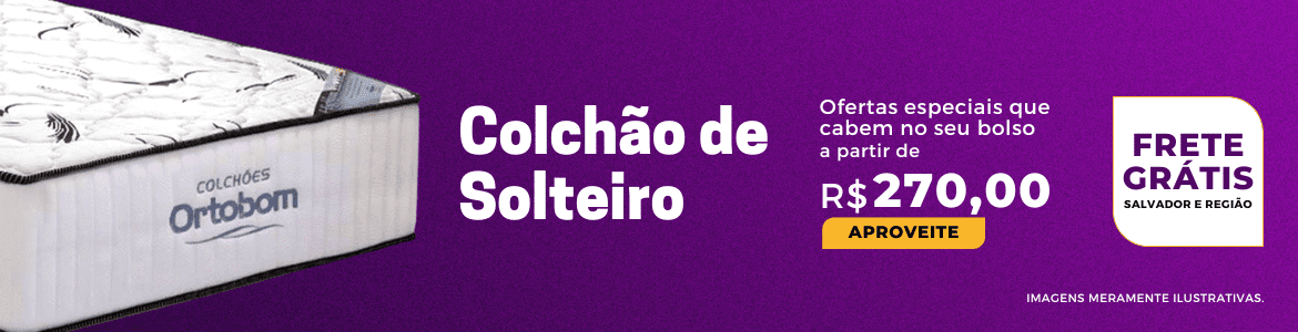 Promoção Colchão de Solteiro