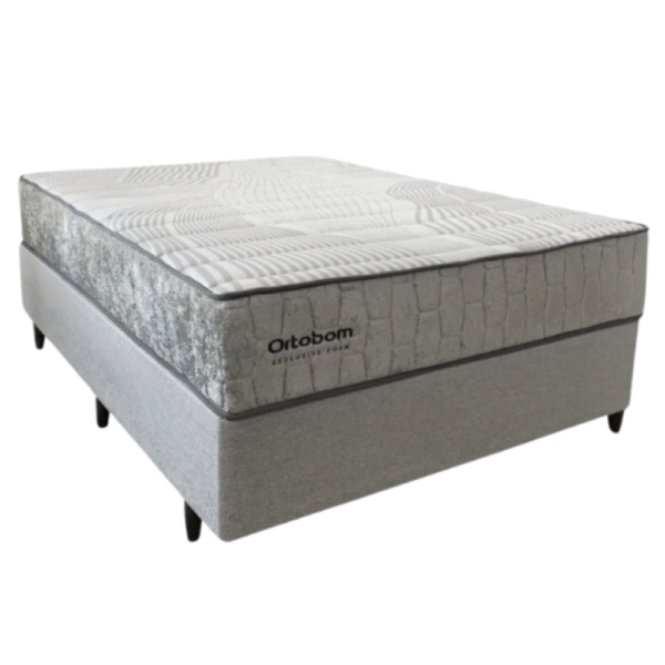 Conjunto Cama Box Ortobom Exclusive Foam HR45